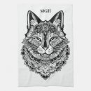Suche nach schwarze katzen geschirr tücher Monogramm