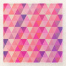 Recherche de motif triangle dessous de verres Coloré