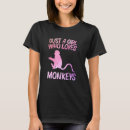 Suche nach der affe frauen tshirts Wer