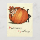 Recherche de fille chat cartes postales Automne