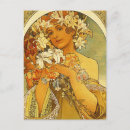 Suche nach alphonse mucha blumen postkarten Jugendstil