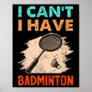 Recherche de raquette de badminton posters Obturateur