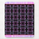 Recherche de pourpre fleur tapis souris Motif floral