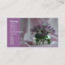 Recherche de chrysanthème cartes visite Blanc