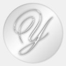 Suche nach monogramm y aufkleber Elegant