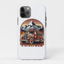 Recherche de camion de pompiers iphone coques Rétro