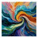 Recherche de abstrait contemporain posters Couleurs vives