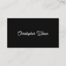 Recherche de noir solide cartes visite Élégant