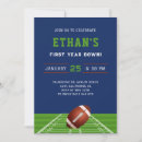 Recherche de première année invitations Fête d'anniversaire de football