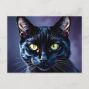 Recherche de yeux verts chat cartes postales Félin