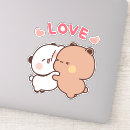 Recherche de grand panda autocollants Amour