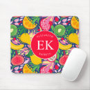 Recherche de fruit tapis souris Monogramme