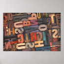 Suche nach letterpress poster Vintag