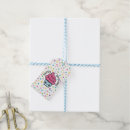 Recherche de gâteau étiquettes cadeau Coloré