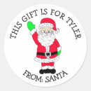 Recherche de père noël mignon autocollants Bonhomme