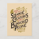 Recherche de créature étrange cartes postales Bêtes fantastiques