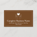 Recherche de services privés cartes visite Services aux personnes âgées