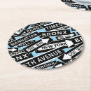 Recherche de rue dessous de verres Manhattan
