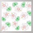 Suche nach hawaii muster poster Hibiskus