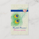 Recherche de plume bleue cartes visite Pour elle