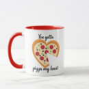 Recherche de pizza mignonne tasses Cœur