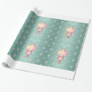 Recherche de monstres mignons papier cadeau Illustration