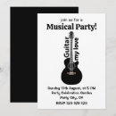 Recherche de la guitare invitations Pour elle