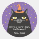Suche nach niedliche katze aufkleber Halloween