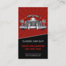 Recherche de voitures classiques cartes visite Pour lui
