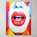 Suche nach red lips poster Lippenstift