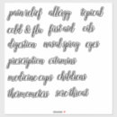 Recherche de cabinet autocollants Organisation