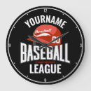 Suche nach personalisierter baseball wanduhren Monogramm