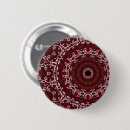 Recherche de feuille rouge badges Motif