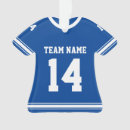 Recherche de football jersey ornements Bleu