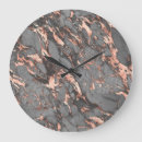 Recherche de marble horloges Rose gold