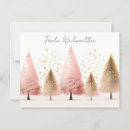 Recherche de noël rose cartes postales Moderne
