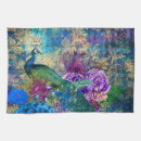 Suche nach blauer pfau geschirr tücher Vintag