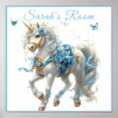 Recherche de licorne bleue posters Girl