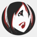 Recherche de dents vampire autocollants Gothique