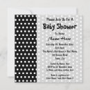 Recherche de motif noir et blanc invitations Bébé