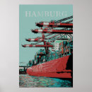 Suche nach hamburger hafen poster Reise