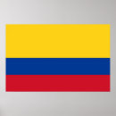 Recherche de la colombie posters Drapeau
