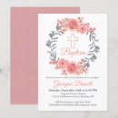 Recherche de croix moderne invitations Petite fille
