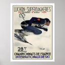 Recherche de ski de france posters Vintage