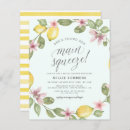 Recherche de main squeeze bridal shower invitations Aquarelle