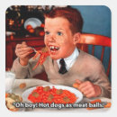 Recherche de viandes autocollants Drôle