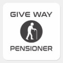 Recherche de pensionné autocollants Humour