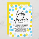 Recherche de pois jaune invitations Coloré