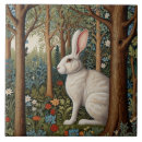 Recherche de le lapin blanc carreaux Vintage