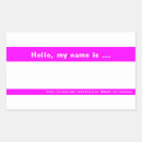 Recherche de nametags autocollants Rose